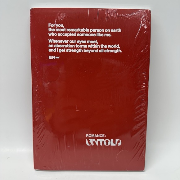 Other - Romance :‎ Untold [Engene Ver.] by Enhypen (CD, 2024)